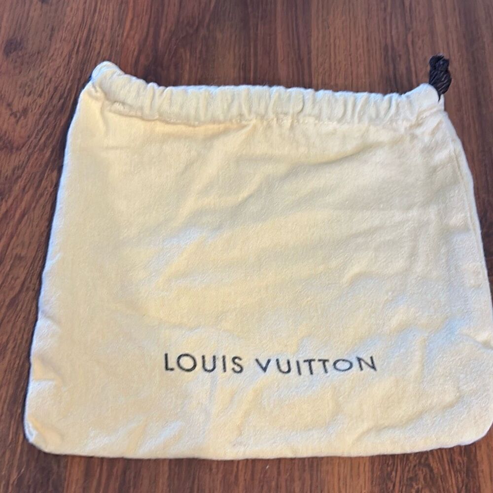 Louis Vuitton dust bag small 8x7 brown drawstring